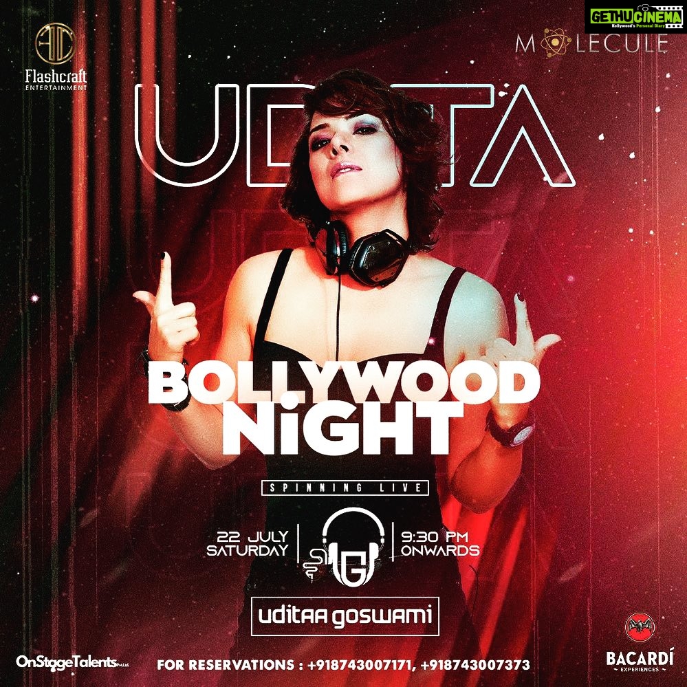Udita Goswami Instagram - See you all day after in Noida! Party with me! 🤘🎧🪩 @moleculenoida @flashcraftentertainment @iamn.vats @rohangandhi_upyourarts @chawla.dhruvv @sahilsambhi @onstagetalents