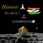 Urvashi Dholakia Instagram - Salute to the entire team of @isro.in 🙏🏻 to all those who made this possible✨ this is such a PROUD FEELING..WE MADE HISTORY TODAY & yes WE ARE ON THE MOON ❤️ : #chandrayaan3 #vikram #landing #success #historic #moment #proudindian #🇮🇳