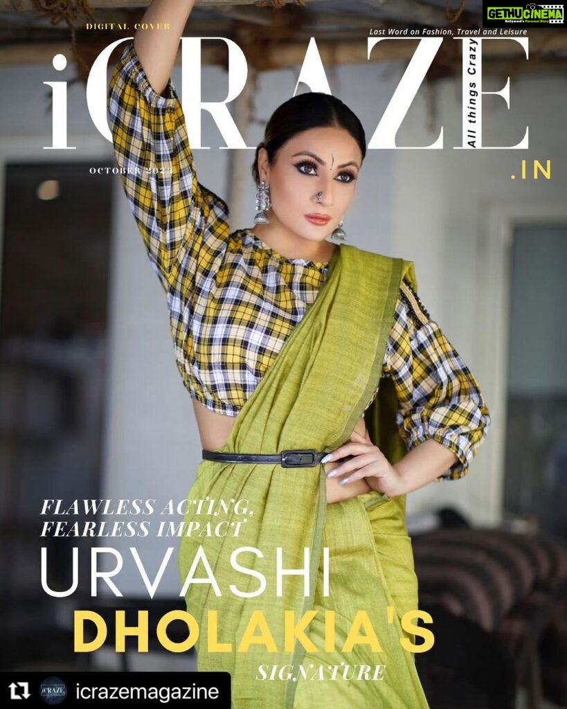 Urvashi Dholakia Instagram - 🥰❤ #Repost @icrazemagazine with @use.repost ・・・ From television royalty to digital glamour - it’s been an incredible journey. Join @urvashidholakia in celebrating this exciting digital cover with @icrazemagazine ! 📸 : @prashantsamtani Hair : @arifayadav_make_you_gorgeous Make up & styling : MYSELF Media Relations: @prospercommunicationpr #iCrazeCoverStar #DigitalMagazine #urvashidholakia #urvashidholakiafans