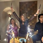 Urvashi Dholakia Instagram - Eternally blessed & and grateful for being surrounded by a beautiful family, and the most amazing friends, who have stood by me all along ❤️ Thank you all so much for making my birthday so special as always but this one was clearly the best ❤️❤️❤️❤️❤️❤️ #happybirthdaytome 🙏🏻🥂