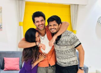 Vaishnavi Chaitanya Instagram - After a blockbuster premiere response A proud brother to me, A proud senior to Vaishnavi, And a proud film lover who appreciated the whole team of Baby ❤️ @thedeverakonda ❤️🤩 #babythemovie #babyonjuly14th @viraj_ashwin_jarajapu @sairazesh @sknonline @vijai_bulganin @balreddy_p @nyshadam @dheerajmogilineni @massmoviemakers @polakivijay_masterofficial