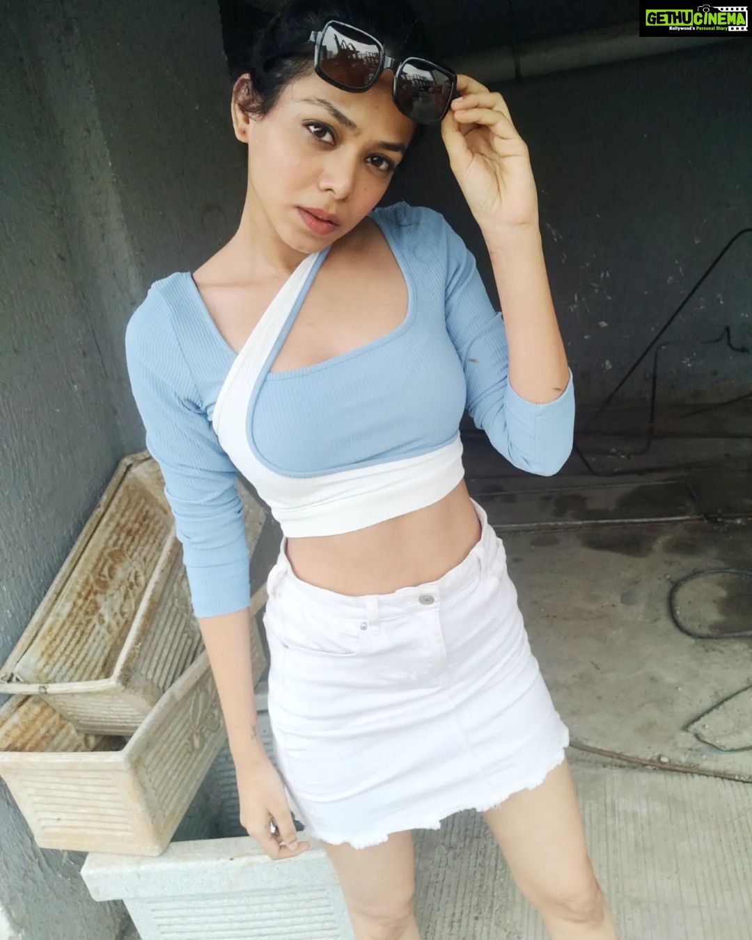 Vaishnavi Dhanraj Instagram - Do we live for moments in a Lifetime.. ? Or .. Do we live for Lifetimes In A Moment? Are we just here to be happy ? Or .. Are we just happy to be here? #thoughts #whatareyourthoughts? #readytogonowhere #raw #noeditorfilter #selfclicked