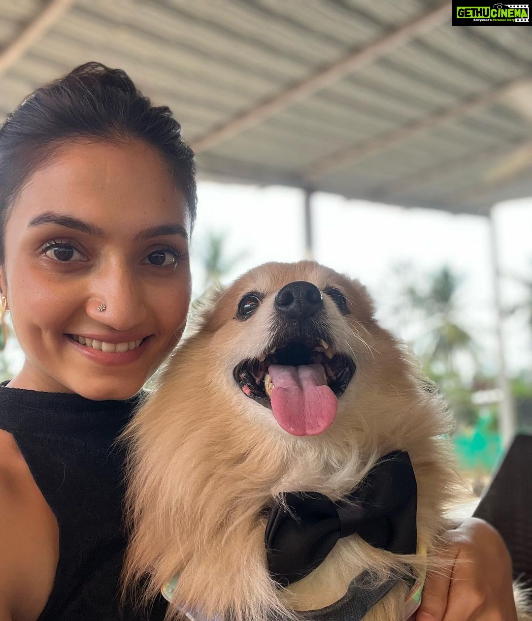 Vaishnavi Gowda Instagram - Many moods of Bunty 🐶
