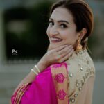 Vaishnavi Gowda Instagram - Pink saree 😍