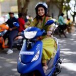 Vaishnavi Gowda Instagram – Happy Makara sankranti ♥️✨

 Now it’s your time to have some fun with the new TVS ZEST !

•	Easy handling / manuverability in traffic / Light weight
•	Ground reachability
•	Easy to own, cost of ownership / affordablity
•	ETFi – Eco Thrust Fuel Injection

#Aforlife #TVSScooty @tvs_scooty_official @tvsmotorcompany