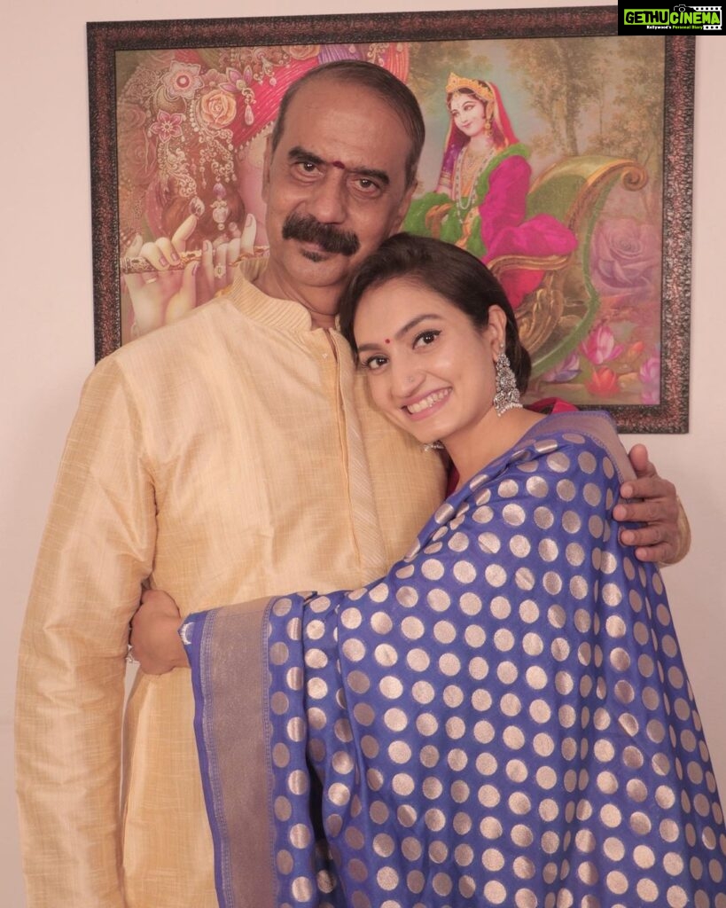 Vaishnavi Gowda Instagram - Dear Dad , Thank you for everything you given us ♥️ I will always love and look up to you .. Happiest birthday appa 🥳you will always be my HERO 😇