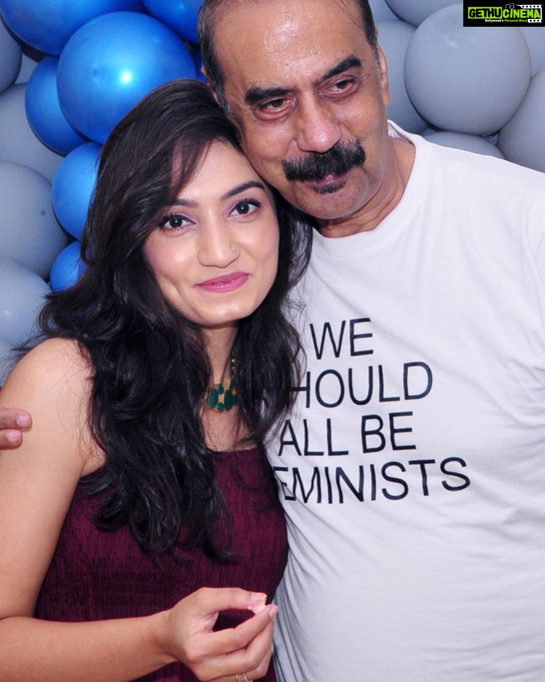 Vaishnavi Gowda Instagram - Dear Dad , Thank you for everything you given us ♥️ I will always love and look up to you .. Happiest birthday appa 🥳you will always be my HERO 😇