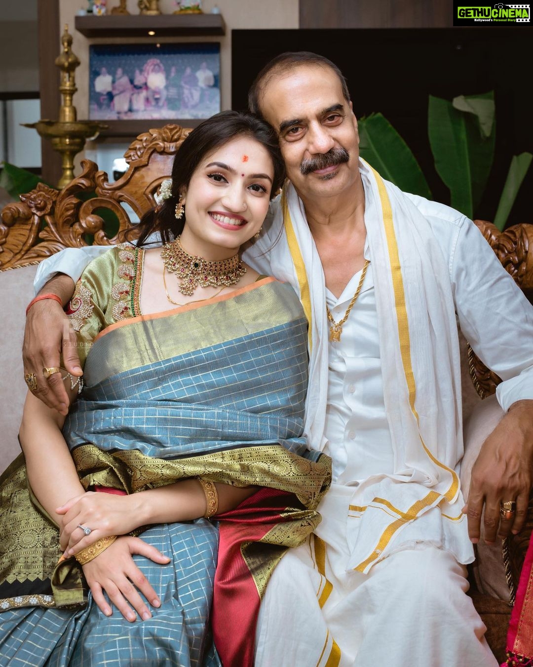 Vaishnavi Gowda Instagram - Dear Dad , Thank you for everything you given us ♥️ I will always love and look up to you .. Happiest birthday appa 🥳you will always be my HERO 😇