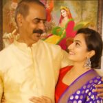 Vaishnavi Gowda Instagram - Happy Father’s Day Appa ⭐️ You have always been a protector, great teacher, my biggest cheer leader and a great critic… thank you for the best life you’ve given me 😇 I promise that I will take the best care of you .. and keep you the happiest ✨♥️ Love you dad 💗