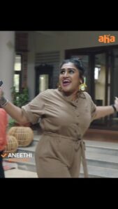 Vanitha Vijayakumar Instagram - 1 Month in the US vs 1 Day in the hometown! Tag the sister you know!😄 Don’t forget to watch #Aneethi, now streaming on Aha! @dir_vasanthabalan #Spictures @shanmughamshankar@gvprakash @imarjundas @dushara_vijayan @edwinsakay @arjunchidambaram @urbanboyzstudios @thinkmusicofficial @vanithavijaykumar @suresh.chakravarthy @aranthainisha @kailasam.geetha @jsksatish @kaaliactor @arvindkat #Bharani #Tsiva #Ravikumar @rsrajaraj @onlynikil @vattalstudios