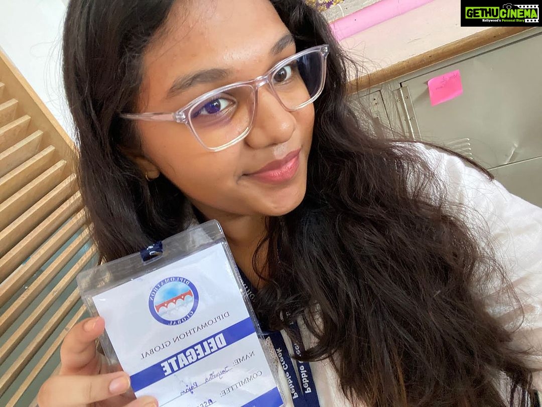 Vanitha Vijayakumar Instagram - One more crown for my baby princess.. @jaynitha_rajann …the go getter .. the dreamer .. the winner.. she attended DIPLOMATHON CONFERENCE ,she represented her school along with a few other classmates and was the delegate for malaysia…her school was selected one amongst 4 schools for the International rounds .. she will be travelling to another country from her school… DIPLOMATHON™ is a high impact learning platform for school students to participate and reinvent the Diplomat within. DIPLOMATHON™ is a Student Conference series which aims at providing a one stop learning module on International Relations, Geo – Politics, Public Policy, Public Speaking & World Affairs along with for the first time ever, A reproduction of Global Organisations which reflect the overall Global Diplomacy portrait, including the BRICS, SAARC & avant-garde moots. #diplomathonworldsymposium #diplomathonglobal #diplomathon #proudmom