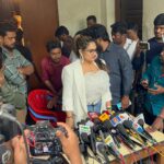 Vanitha Vijayakumar Instagram - Trailer launch of #localsarakku Prasad Preview Theatre Saligramam