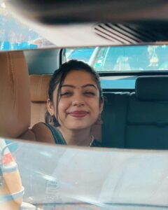 Varsha Bollamma Instagram - POV : You are my Uber driver 🤣