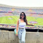 Varshini Sounderajan Instagram - Excited!!! India vs pak Narendra Modi Stadium - Ahmedabad