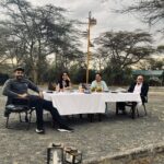 Varun Tej Instagram – Sundowner by the lake!😍

#familia Lake Nakuru National Park, Kenya