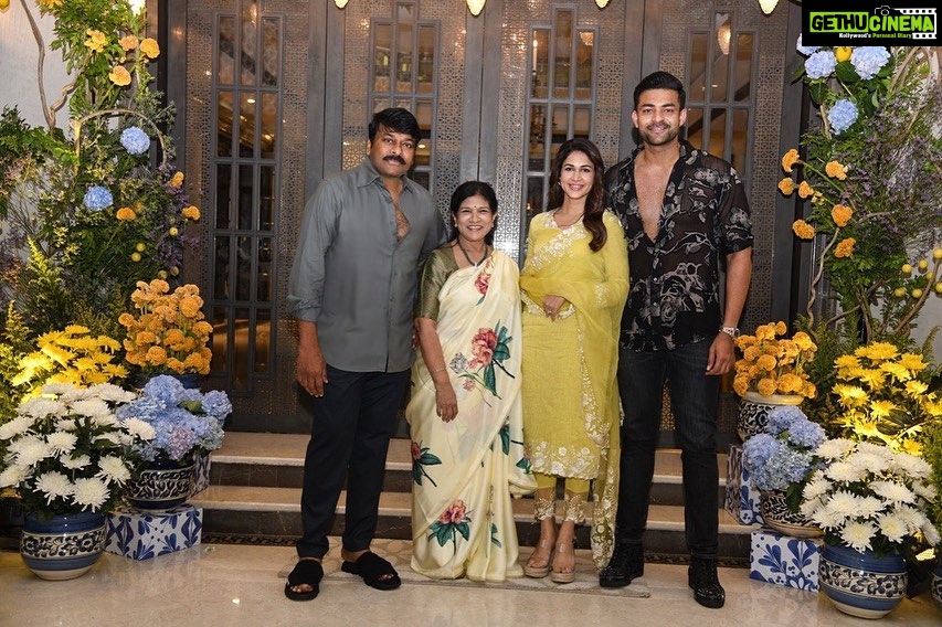 Varun Tej Instagram - La familia!!!♥♥♥ Thanks for the wonderful night!