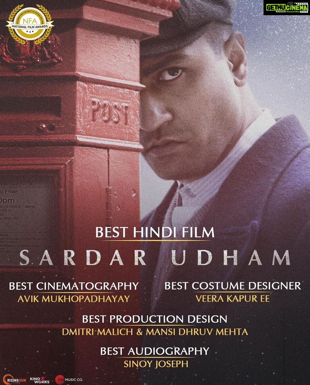 Vicky Kaushal Instagram - Congratulations team!!! Honoured and grateful to be a part of #SardarUdham … To Irrfan Sir! ❤️🙏🏽