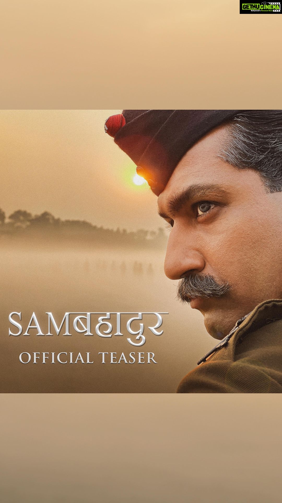 Vicky Kaushal Instagram - ज़िंदगी उनकी. इतिहास हमारा. #Samबहादुर Teaser out now. In cinemas 1.12.2023 @meghnagulzar @sanyamalhotra_ @fatimasanashaikh @ronnie.screwvala @mohdzeeshanayyub @neerajkabi @realgovindnamdev @aanjjan.srivastav @bhavani.iyer @ishantanus @rsvpmovies @maharrshshah @zeemusiccompany #SamBahadur
