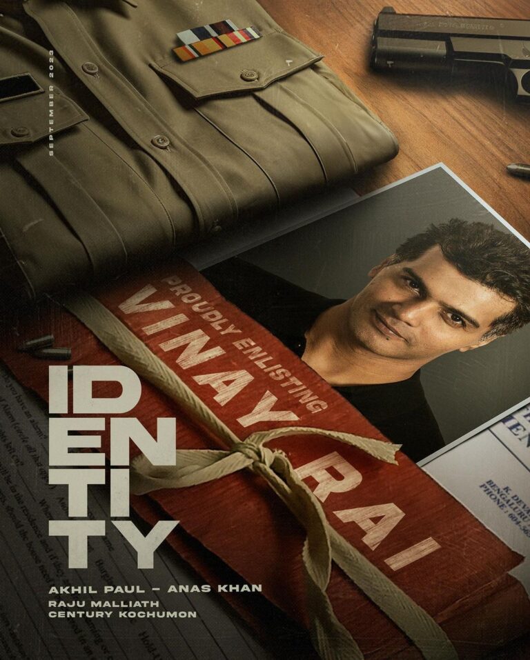Vinay Rai Instagram - Presenting the Stylish Icon : VINAY RAI Thrilled to team up together for an all-out Action Entertainer !! ‘IDENTITY’ An @akhilpaul_ @anaskhan_offcl Movie ! Time to shed all previous avatars... Focused on getting into the Skin of Identity..! @identity_themovie @akhilpaul_ @anaskhan_offcl @trishakrishnan @vinayrai79 @akhilarakkal @chaman.chakko @centuryfilms.in #IDENTITY #StartsRolling #Sept23