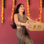 Vrushika Mehta Instagram - Getting my groove on and accepting the electrifying #AmazonHookstepChallenge, all thanks to the incredible @isshehzaankhan! 😄🎉 And you know why? Because the best video gets to score the magnificent iPhone 15, and there are some fantastic gift prizes waiting for other lucky winners too! So if you want to win big like me this time, then make your own video on this jingle and participate now! Don’t forget to tag me & @amazondotin and nominate your friends to pass this challenge on! #AmazonGreatIndianFestival #OpenBoxesOfHappiness #ContestAlert #Ad