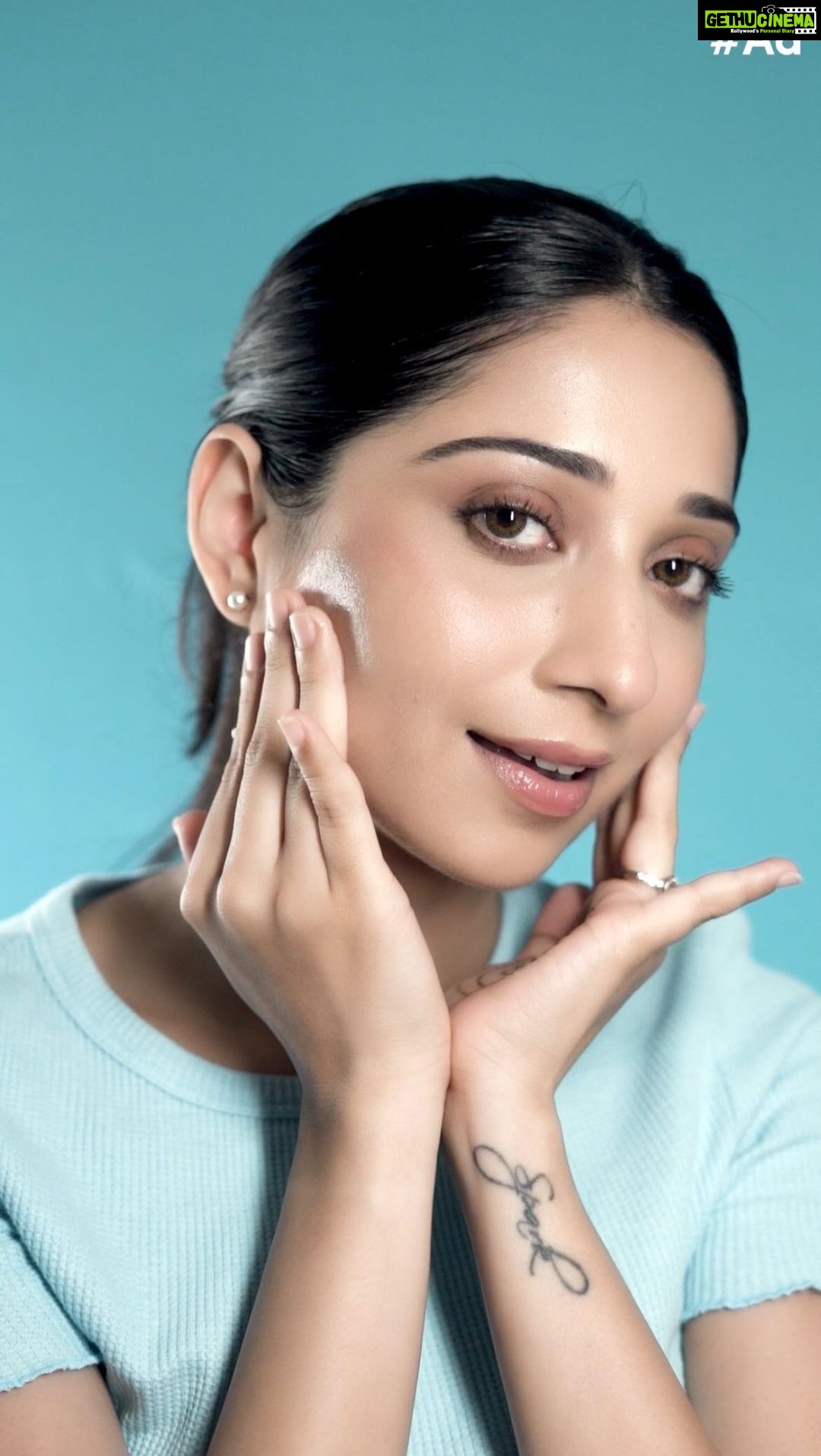 Vrushika Mehta Instagram - Say hello to hydration with me! Come, experience the magic of 2% Micro Hyaluronic Acid for unparalleled, deep skin hydration with the all new POND’S Hydra Light Range 💦💙 Unveil skin that embodies the enchanting, plumping #HydraBounce 🩵 Don’t miss out on your key to ultimate hydration and rejuvenated skin with the POND’S Hydra Light Range! #Ad #Skincare #Hydration #PondsHydraLight #HyaluronicAcid #hydrabounce