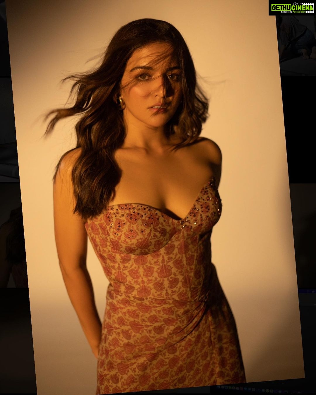 Wamiqa Gabbi Instagram - Life begins where fear ends 🧡 . Wearing @dollyjstudio and @ascend.rohank Styling @shreejarajgopal Makeup @cocoballucci_ Hair @daksh_hairguru Photographed by @ishanzaka