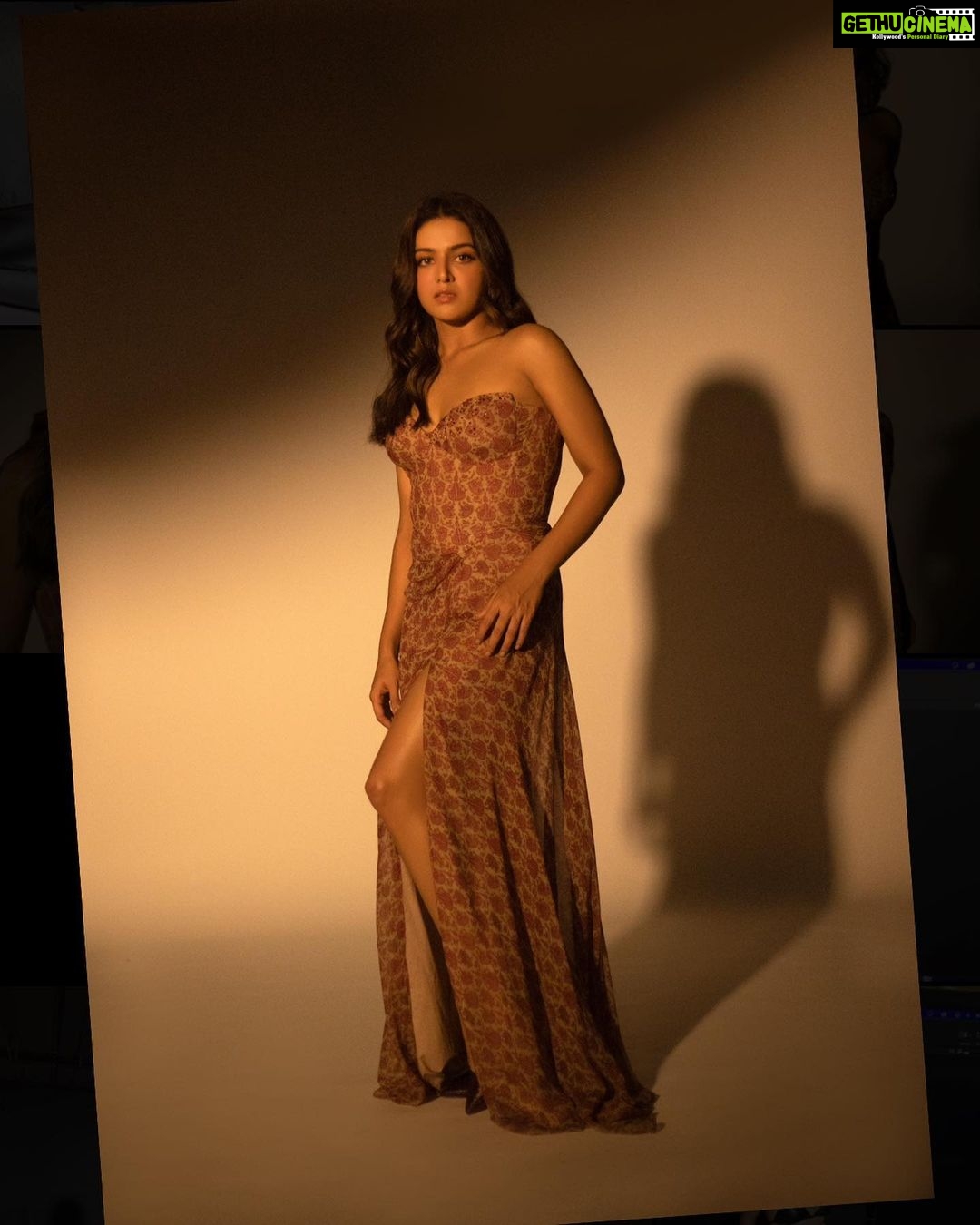 Wamiqa Gabbi Instagram - Life begins where fear ends 🧡 . Wearing @dollyjstudio and @ascend.rohank Styling @shreejarajgopal Makeup @cocoballucci_ Hair @daksh_hairguru Photographed by @ishanzaka