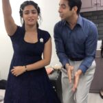 Wamiqa Gabbi Instagram - Two punjabi goofballs post pack up on #Jubilee Set! #Niloufer #MadanKumarBC