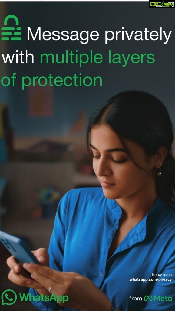 Wamiqa Gabbi Instagram - Some conversations are easier when you’re in control of the private space they happen in. Message privately with multiple layers of protection 🔒 @whatsapp #ad