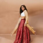 Wamiqa Gabbi Instagram - Hey Genie! Don’t wait up, I’ll be late 😉 Outfit: @rubyafroz80 @_.rubeenavogueofficial._ Styled by @harshene.ravichandar for @team___e by Eka Lakhani Hair : @daksh_hairguru Makeup : @cocoballucci_ Photography @livingin24fps @anupamasindhia #vels25 #JR32 #wamiqagabbi #TeamE #styledbyteamE #EkaLakhani #costumesbyharshene