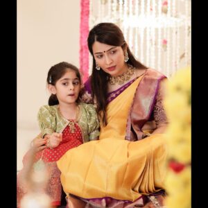 Yash Instagram - ✨ Hope you all had a radiant and blessed Varamahalakshmi, and the divine festival showered everyone's lives with happiness, health, and endless prosperity. 

Sharing some cherished moments from the auspicious day. 🌸🪔🧿

#radhikapandit #nimmaRP

PC: @focusphotographyservice 
Decor : @weddingsbydhruvaa