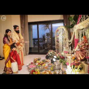 Yash Instagram - ✨ Hope you all had a radiant and blessed Varamahalakshmi, and the divine festival showered everyone's lives with happiness, health, and endless prosperity. 

Sharing some cherished moments from the auspicious day. 🌸🪔🧿

#radhikapandit #nimmaRP

PC: @focusphotographyservice 
Decor : @weddingsbydhruvaa