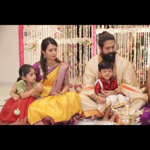 Yash Instagram - ✨ Hope you all had a radiant and blessed Varamahalakshmi, and the divine festival showered everyone's lives with happiness, health, and endless prosperity. 

Sharing some cherished moments from the auspicious day. 🌸🪔🧿

#radhikapandit #nimmaRP

PC: @focusphotographyservice 
Decor : @weddingsbydhruvaa