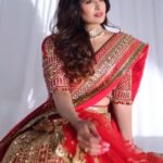 Yuvika Chaudhary Instagram - Captivating Blend of Snatched and soft look: @yuvikachaudhary modern bride look is a masterpiece of delicacy which had soft shades with the sculpted precision of snatched glam.Makeup: @aditimakeupartist Hair: @sunil_celebrity_stylist Stylist: @junejasanchi Photographer: @vishalpaul.me Production: @ycstudiogurgaon #GlowingPerfection #minimalmakeup #kalki #internationalmakeupartist #NaturalMakeup #Glassskin #rawfilterlessbeauty #nofilter #makeupartistsworldwide #makeupartist #jaipurmua #punemuah #muajaipur #trendingmakeup #aditimakeupartist #celebrity #celebritymakeupartist