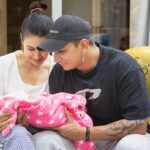 Yuvika Chaudhary Instagram – Happy birthday my brother now father to a son  How time flys #family  #love #baby #happyness  @aakashaparnatomar  @dr.aparna2810  @princenarula  @rajnish5390  @rntomar 🧿❤️❤️