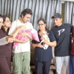 Yuvika Chaudhary Instagram - Happy birthday my brother now father to a son How time flys #family #love #baby #happyness @aakashaparnatomar @dr.aparna2810 @princenarula @rajnish5390 @rntomar 🧿❤️❤️