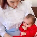 Yuvika Chaudhary Instagram - Yuvans 1st rakhi❤️🧿
