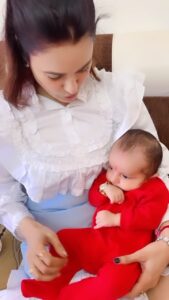 Yuvika Chaudhary Instagram - Yuvans 1st rakhi❤️🧿