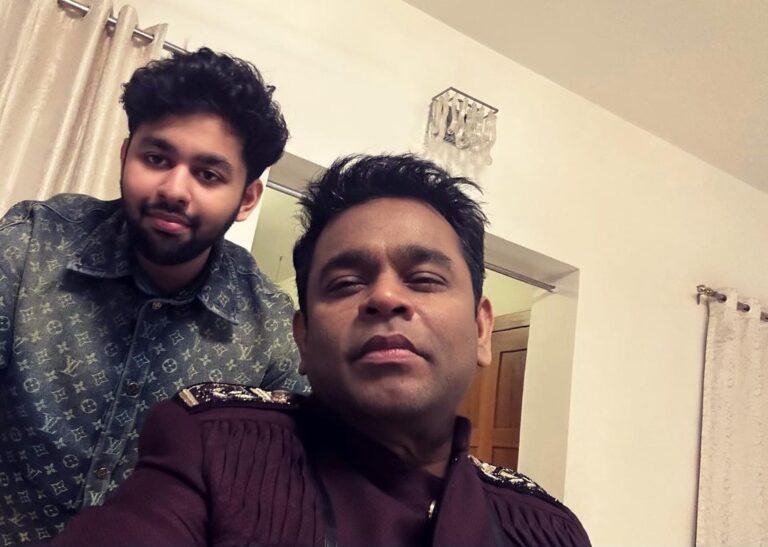 A. R. Rahman Instagram - Happy Father's Day to the most incredible dad! ❤️ Your love and support have been the pillars of my life. Thank you for being my inspiration and guiding me every step of the way. Wishing you a day filled with love and joy, ❤️