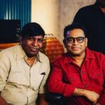 A. R. Rahman Instagram - Recorded a song with our Vaigai Puyal Vadivelu ..He made us laugh throughout and made our session very memorable! #mariselvaraj and the #Mamannan team AM Studios