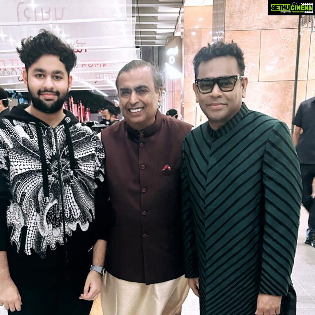 A. R. Rahman Instagram - Kudos to @nmacc.india (Nita Mukesh Ambani Centre ) blew us away with their production of "Civilization to Nation". Music by #ajay-atul Their commitment to diversity, accessibility, and cross-cultural dialogue makes them an invaluable resource for the arts in India. I believe NMACC has the potential to drive the revival and re-invention of theatre in India and is a beacon of hope for those who believe in the transformative power of culture. With all your love and blessings, we hope something like this happens in Chennai! Nita Mukesh Ambani Cultural Centre