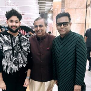 A. R. Rahman Instagram - Kudos to @nmacc.india (Nita Mukesh Ambani Centre ) blew us away with their production of "Civilization to Nation". Music by #ajay-atul Their commitment to diversity, accessibility, and cross-cultural dialogue makes them an invaluable resource for the arts in India. I believe NMACC has the potential to drive the revival and re-invention of theatre in India and is a beacon of hope for those who believe in the transformative power of culture. With all your love and blessings, we hope something like this happens in Chennai!
