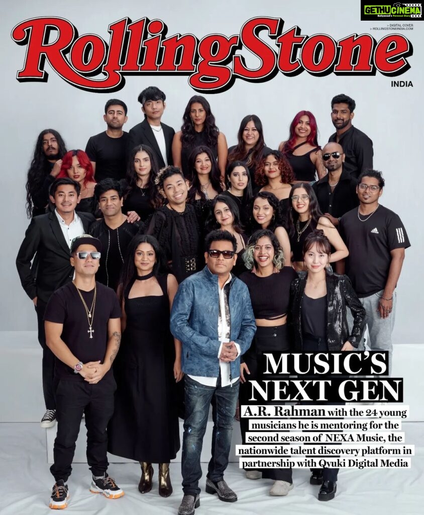 A. R. Rahman Instagram - #OnTheCover: Music legend @arrahman graces our March digital cover along with the Top 24 artists he is mentoring from #NEXAMusic (@nexamusicexperience), a nationwide talent platform which scouts, mentors and amplifies independent musician writing and performing in the English language. #NEXAMusic is presented by Qyuki Digital Media. (@myqyuki). The Grammy and Oscar-winning composer says, “I'm glad I'm part of this revolution. India is known for film music, classical music and folk music. But independent English-language music is probably the orphaned area, the ignored space.” According to Rahman, the time has arrived to create the breeding ground for the next generation of artists. He says, “The right time for paving paths is now.” @brecilladsouza, @gloamless, @tan9ocharlie, @baidurjya_bhuyan, @hanudixit, @gxorgxpaul, @shrutidhasmana, @huyanamusic, @medhasahi, @shivashchagti, @suneptuc, @klpamei, @niyatimehtaa, @poorvagairola @brian_christopher_bangera, @poorvayi, @trisha.singss, @rapperbigdeal, @johnisings, @subhimusic, @temsuclover, @its.akshitaaaaaa @ingaishere, @pruuuthvi, @scarlettvictim, @temsuclover Cover story: David Britto (@dave_arrows) Photographer: Gaurav Sawn (@gauravsawn) Creative direction: Nirmika Singh (@nirmika) A.R. Rahman’s team: Styled by Shruti Agarwal (@officialshrutiagarwal) Hair and makeup: @salon_muah #NEXA #NEXAMusic #Season2 #CreateInspire #Elevate #Qyuki #ARRahman @nexaexperience