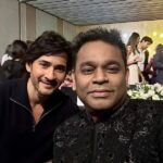 A. R. Rahman Instagram - @urstrulymahesh @mirzasaniar celebrations🎉 Trident, Hyderabad