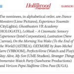 A. R. Rahman Instagram – @lemuskxperience nominated 😍 @producersguild  #hollywood Los Angeles, California