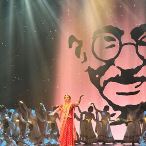 A. R. Rahman Instagram - Kudos to @nmacc.india (Nita Mukesh Ambani Centre ) blew us away with their production of "Civilization to Nation". Music by #ajay-atul Their commitment to diversity, accessibility, and cross-cultural dialogue makes them an invaluable resource for the arts in India. I believe NMACC has the potential to drive the revival and re-invention of theatre in India and is a beacon of hope for those who believe in the transformative power of culture. With all your love and blessings, we hope something like this happens in Chennai!
