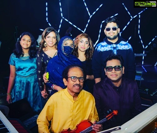 A. R. Rahman Instagram - Lakshminarayana Global Music Festival @drlsubramaniam….Digital Performance #threegenerations #tribute #comingsoon. @drums_sivamani @bindusub @khatija.rahman @raheemarahman @arrameen #sindubhairavi Chennai, India