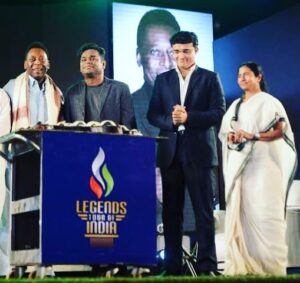 A. R. Rahman Instagram - #happybirthdaymamtaji 
#pele #sauravganguly #throwback