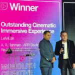 A. R. Rahman Instagram - #lemuskcinematicsensoryexperience WINS 🔥 Hollywood, California