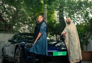 A. R. Rahman Instagram - Our young producers of #ARRstudios spearheading cool Metaverse projects  @khatija.rahman @raheemarahman 
Have chosen to go green with the #electriccar. Be the change you want to see. #bosswomen#girlpower#gogreen